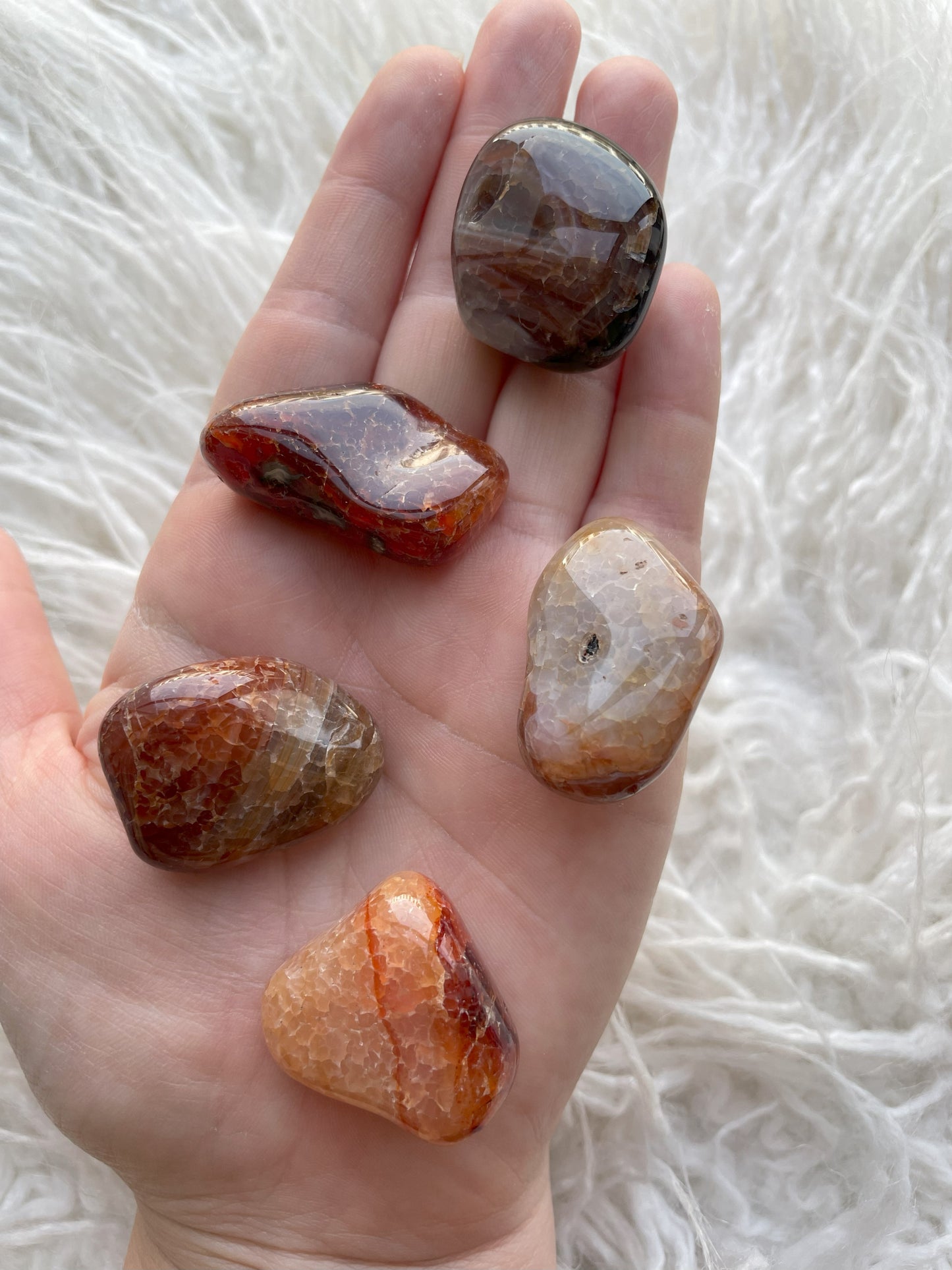 Fire Agate Tumble Stone