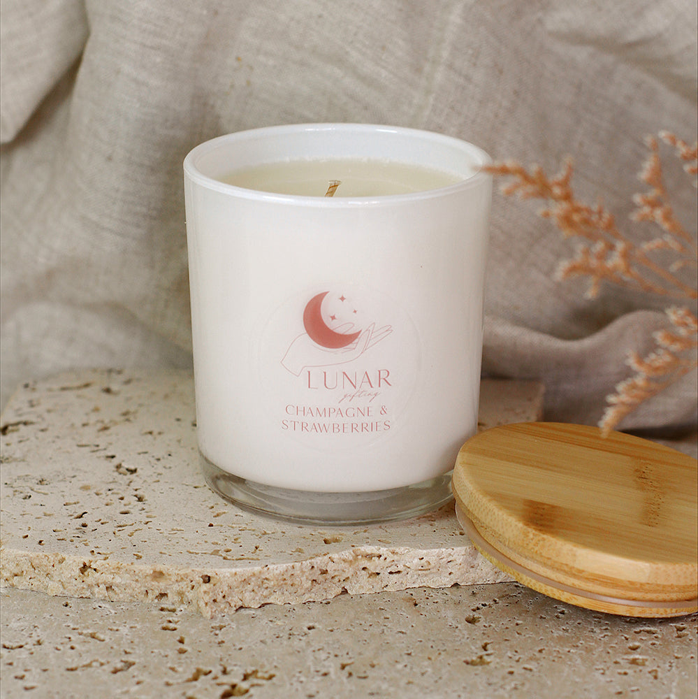 Champagne and Strawberries - 300g Soy Candle