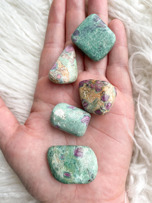 Ruby Fuchsite Tumble Stone